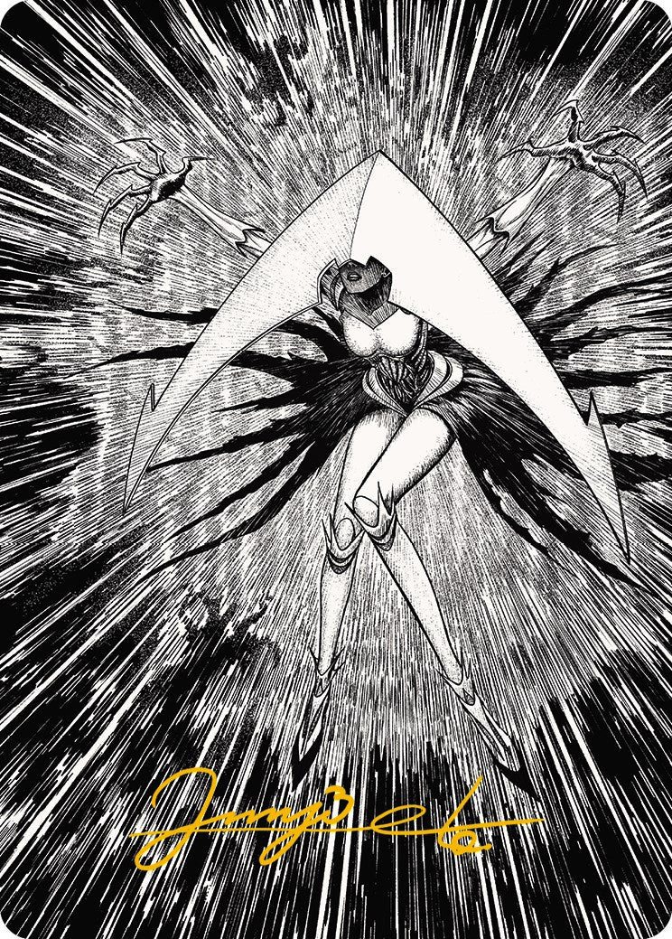 Elesh Norn, Mother of Machines 2 Art Card (Gold-Stamped Signature) [Phyrexia: All Will Be One Art Series] | Jack's On Queen