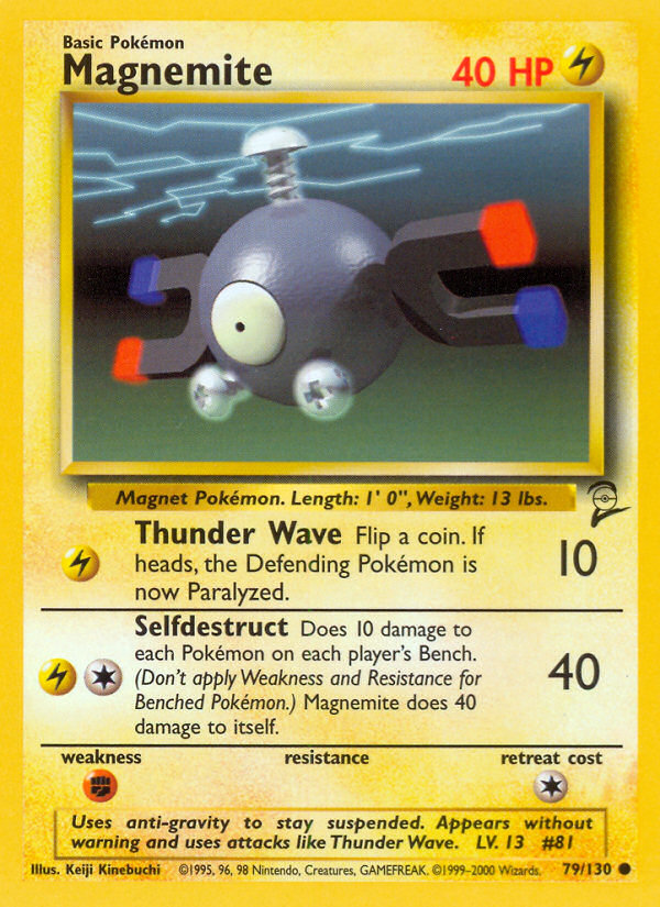 Magnemite (79/130) [Base Set 2] | Jack's On Queen