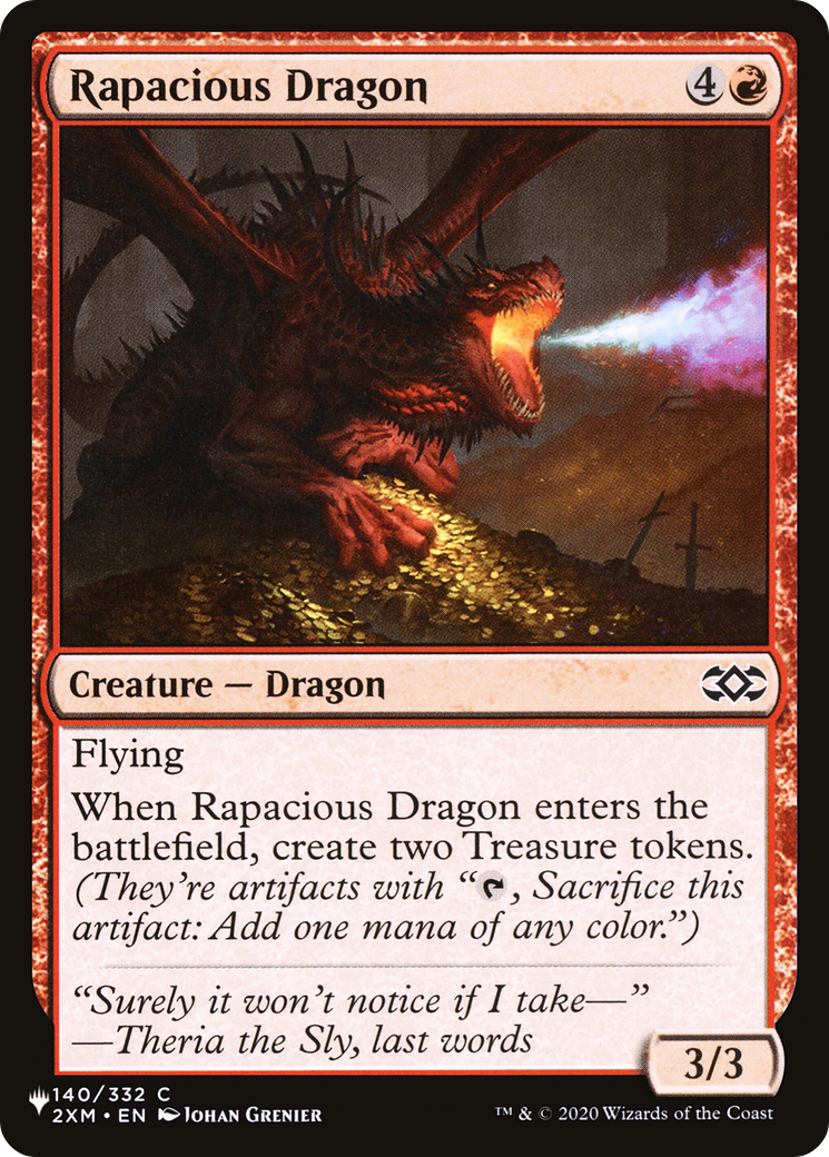 Rapacious Dragon [The List] | Jack's On Queen