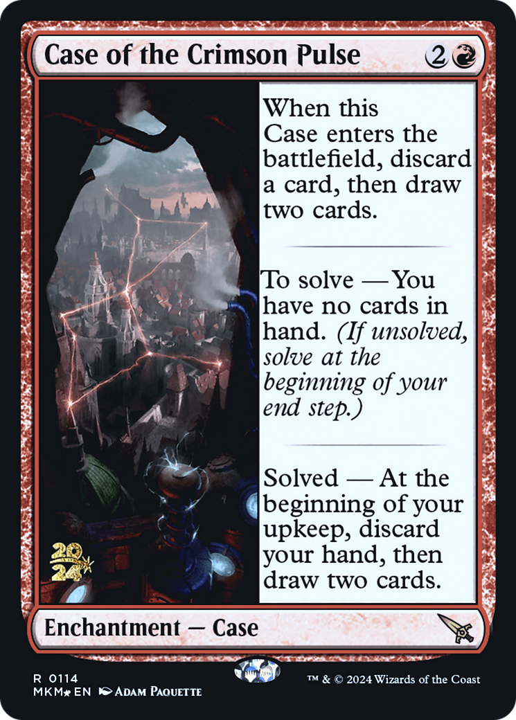 Case of the Crimson Pulse [Murders at Karlov Manor Prerelease Promos] | Jack's On Queen