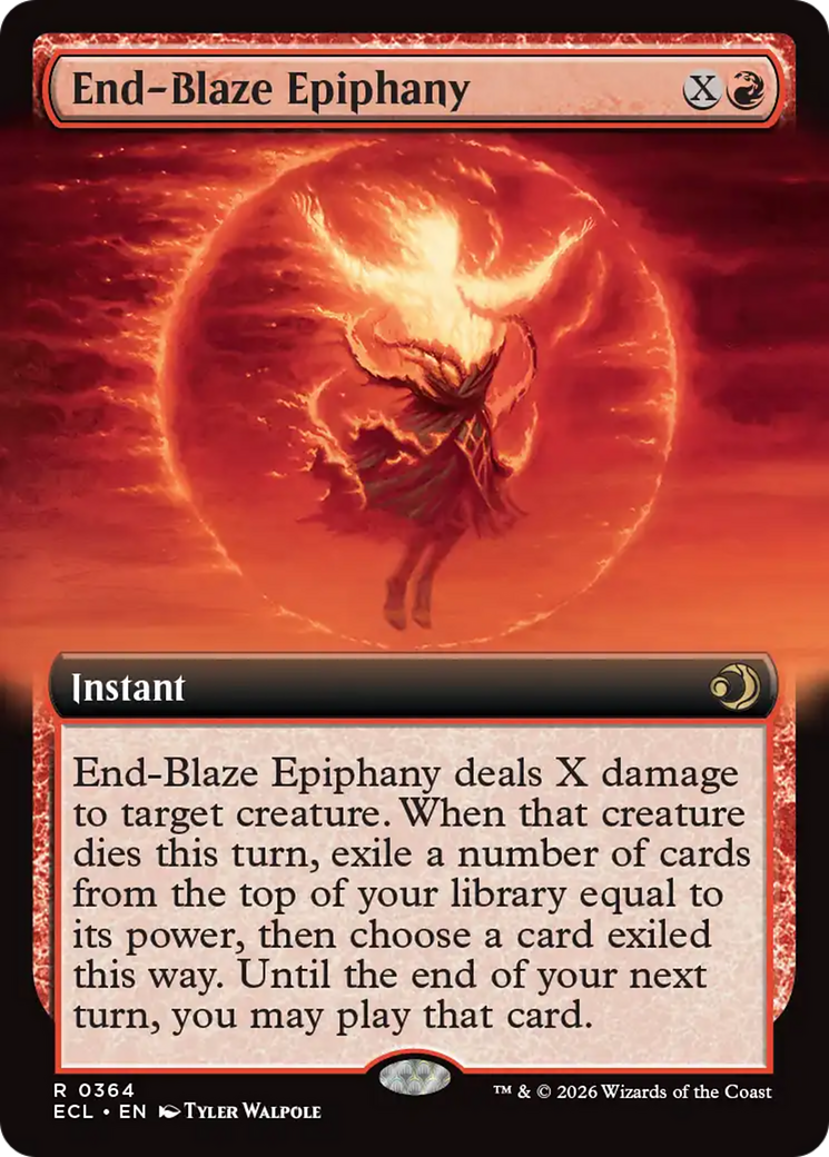 End-Blaze Epiphany (Extended Art) [Lorwyn Eclipsed] | Jack's On Queen
