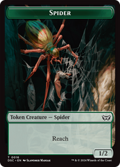 Insect (0012) // Spider Double-Sided Token [Duskmourn: House of Horror Commander Tokens] | Jack's On Queen