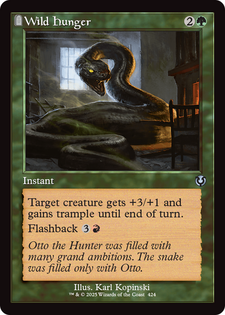 Wild Hunger (Retro Frame) [Innistrad Remastered] | Jack's On Queen