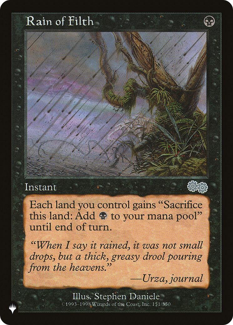 Rain of Filth [The List Reprints] | Jack's On Queen