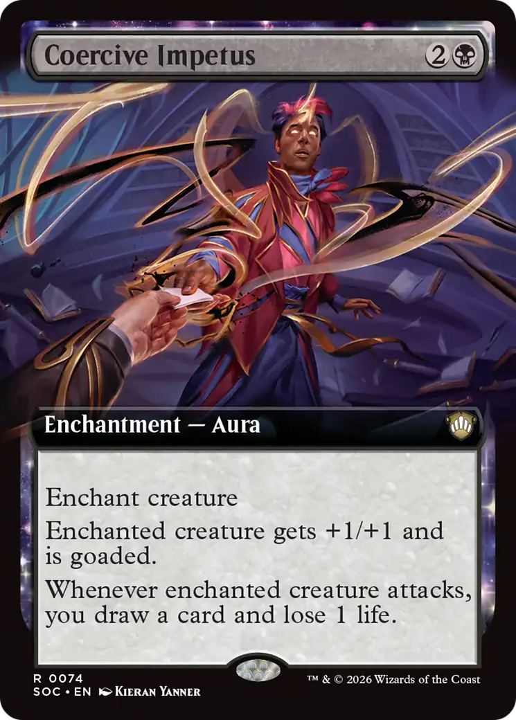 Coercive Impetus (Extended Art) [Secrets of Strixhaven Commander] | Jack's On Queen