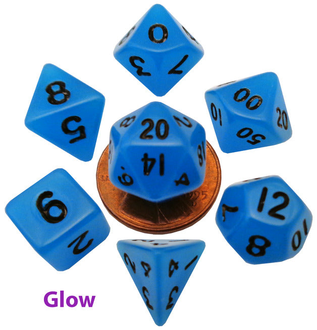 MDG 10mm Dice Glow Blue | Jack's On Queen
