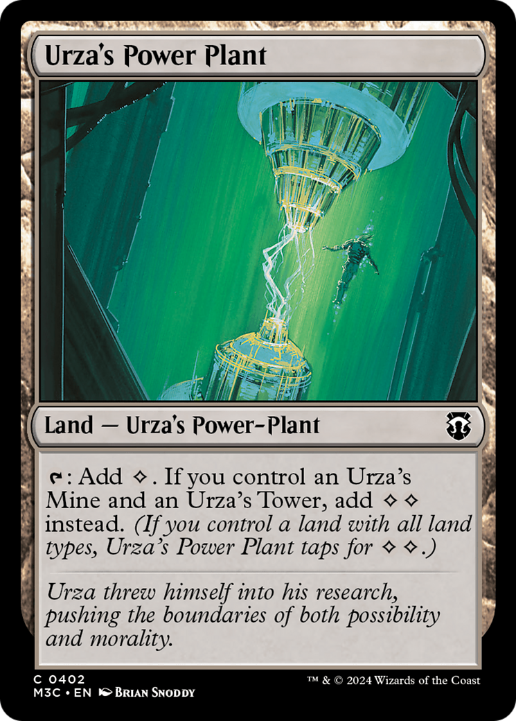 Urza's Power Plant (Ripple Foil) [Modern Horizons 3 Commander] | Jack's On Queen