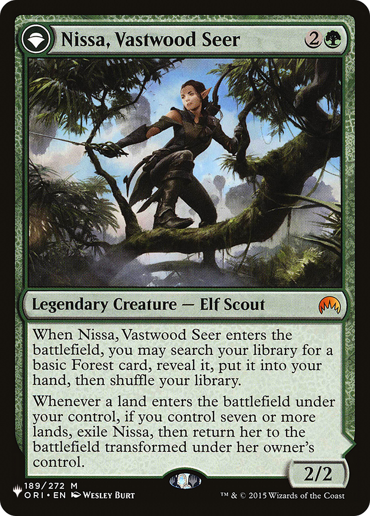 Nissa, Vastwood Seer // Nissa, Sage Animist [Secret Lair: From Cute to Brute] | Jack's On Queen