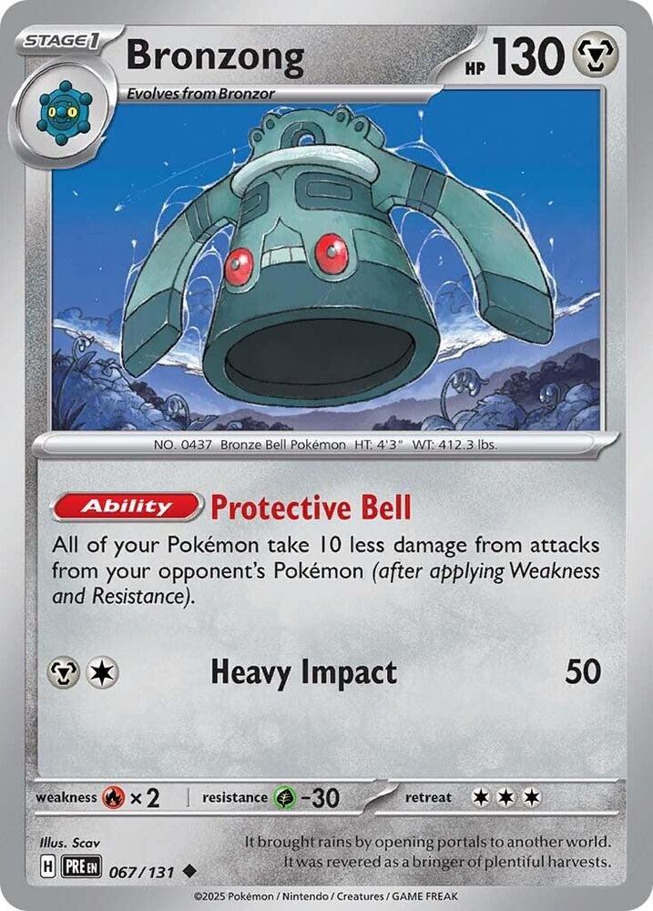 Bronzong (067/131) [Scarlet & Violet: Prismatic Evolutions] | Jack's On Queen