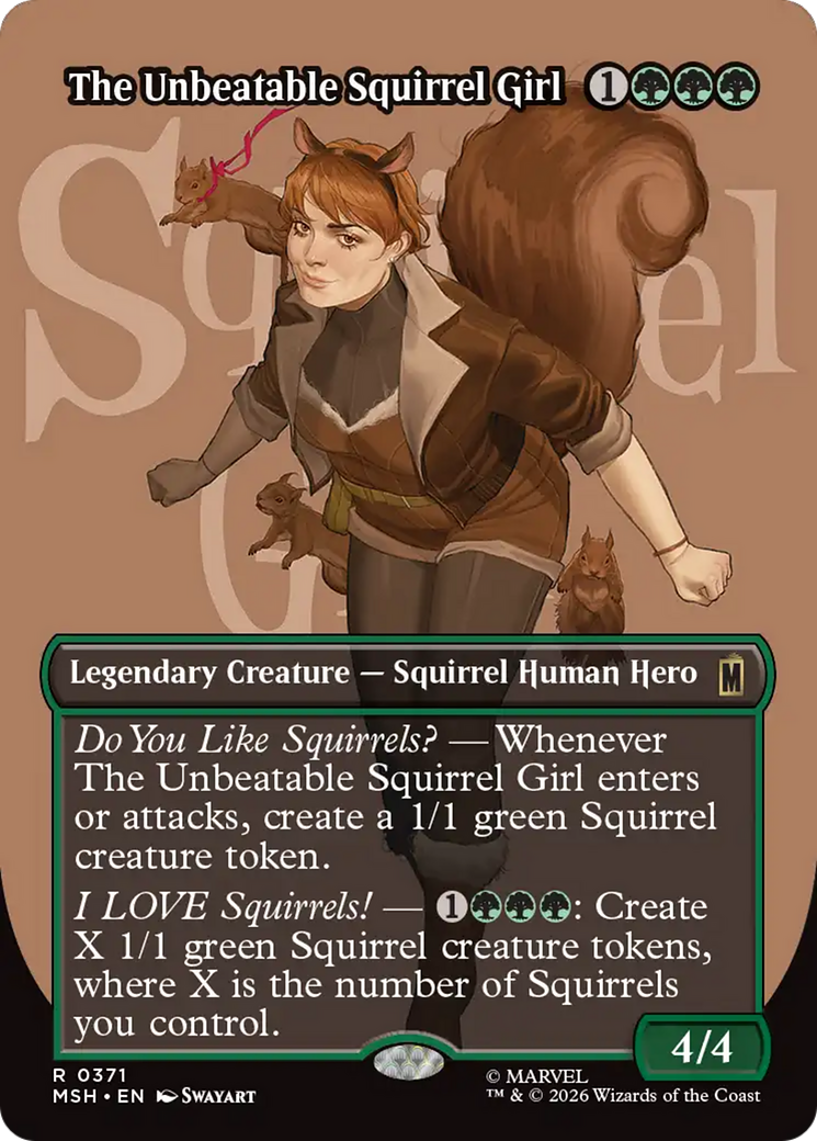 The Unbeatable Squirrel Girl (Borderless) [Marvel Super Heroes] | Jack's On Queen