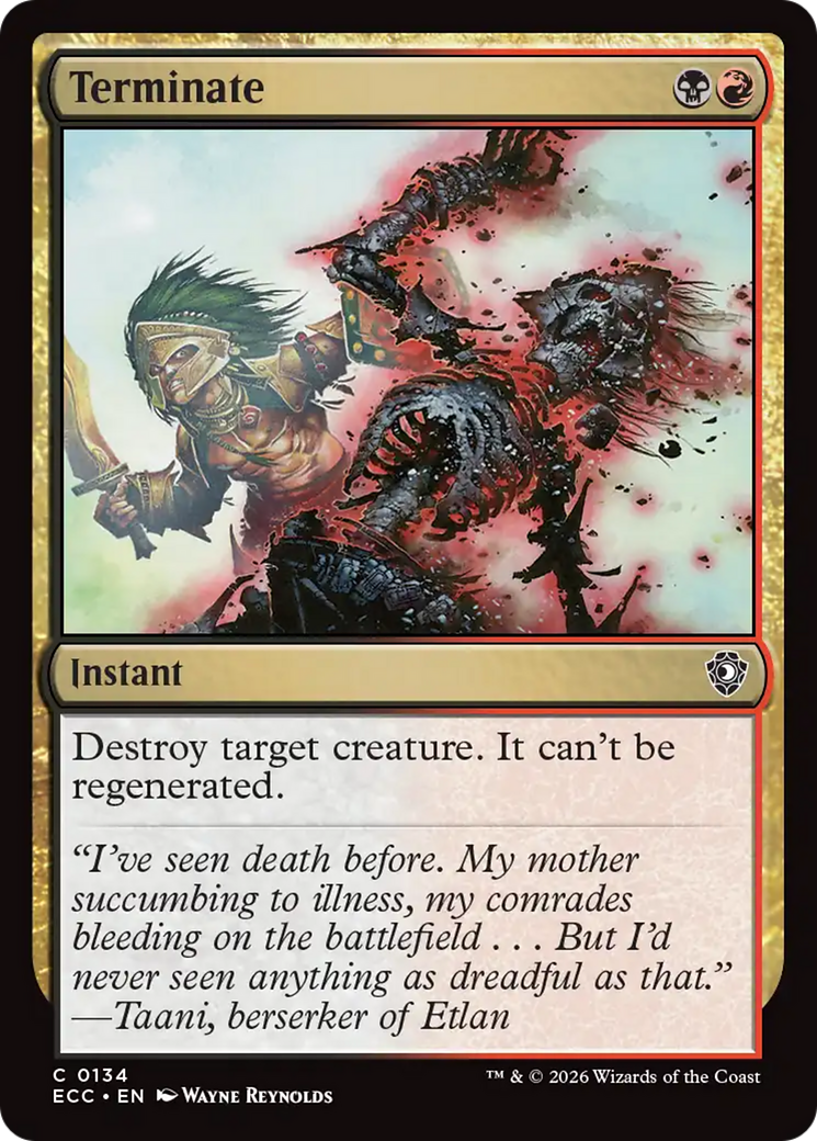 Terminate [Lorwyn Eclipsed Commander] | Jack's On Queen