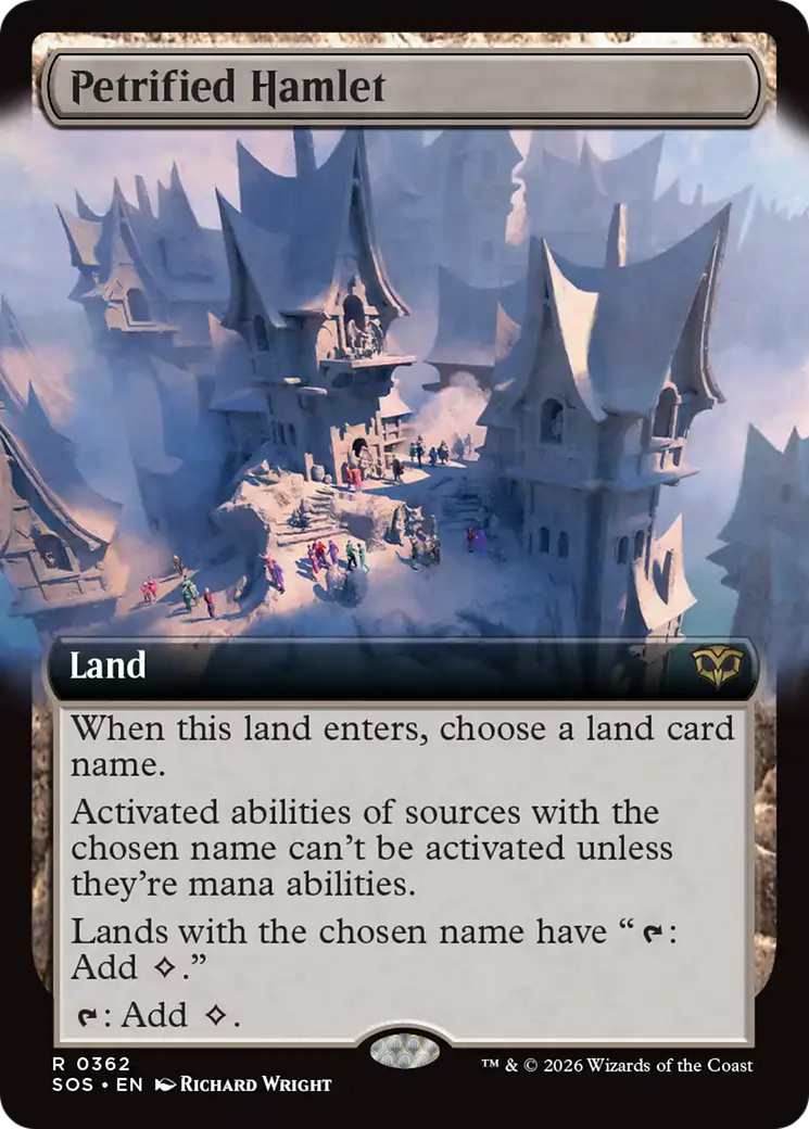 Petrified Hamlet (Extended Art) [Secrets of Strixhaven] | Jack's On Queen