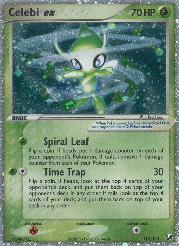 Celebi ex (117/115) [EX: Unseen Forces] | Jack's On Queen