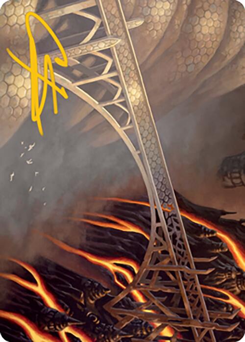 Rustvale Bridge Art Card (Gold-Stamped Signature) [Modern Horizons 2 Art Series] | Jack's On Queen
