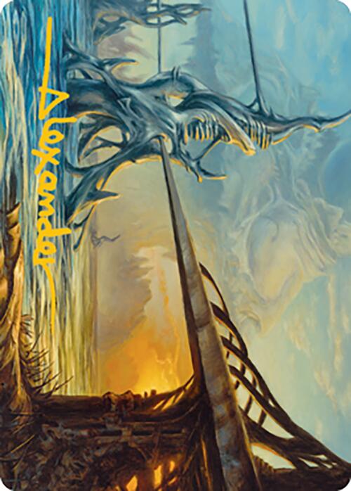 Razortide Bridge Art Card (Gold-Stamped Signature) [Modern Horizons 2 Art Series] | Jack's On Queen