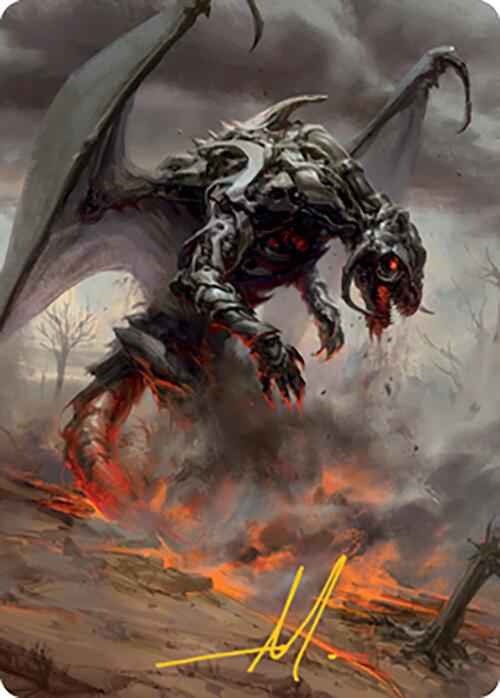 Scion of Draco Art Card (Gold-Stamped Signature) [Modern Horizons 2 Art Series] | Jack's On Queen