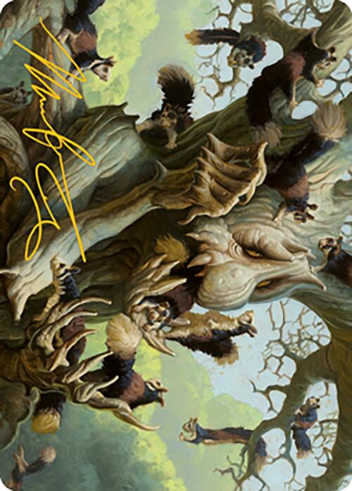 Scurry Oak Art Card (Gold-Stamped Signature) [Modern Horizons 2 Art Series] | Jack's On Queen