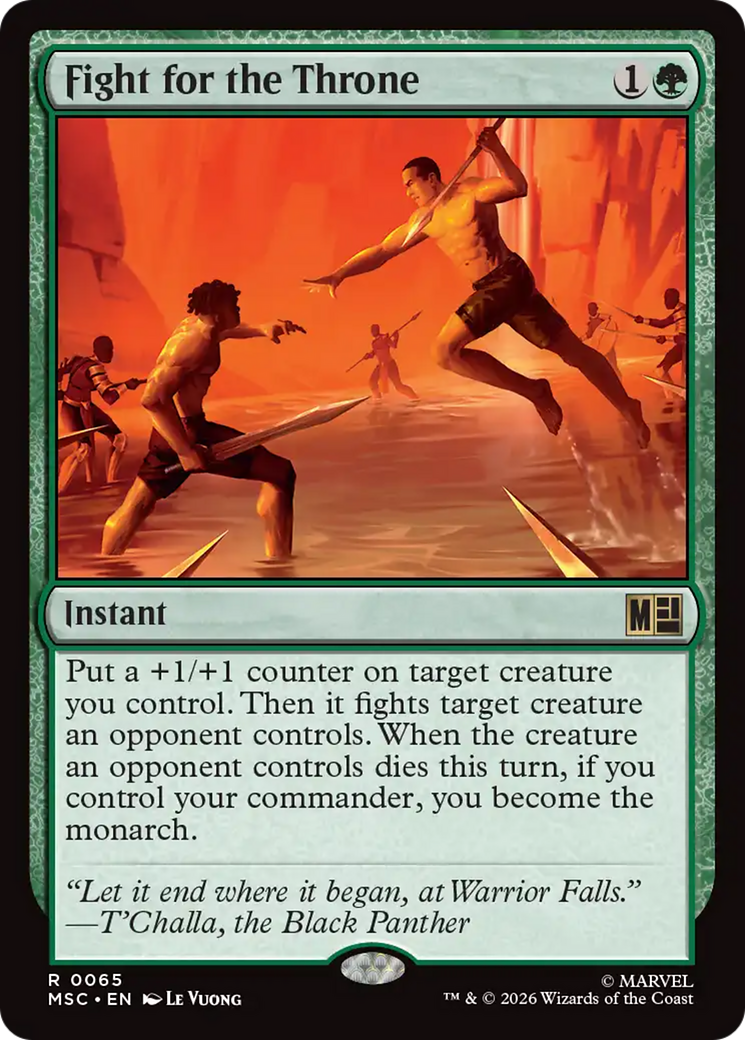 Fight for the Throne (Surge Foil) [Marvel Super Heroes Commander] | Jack's On Queen