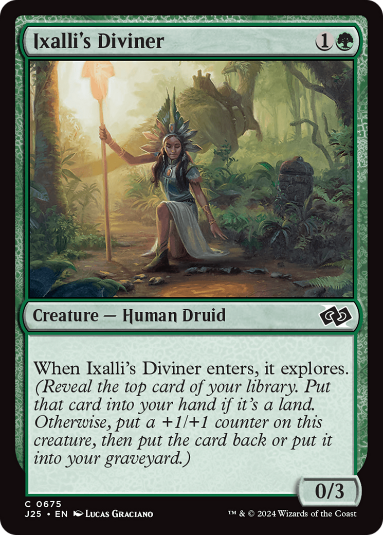 Ixalli's Diviner [Foundations Jumpstart] | Jack's On Queen