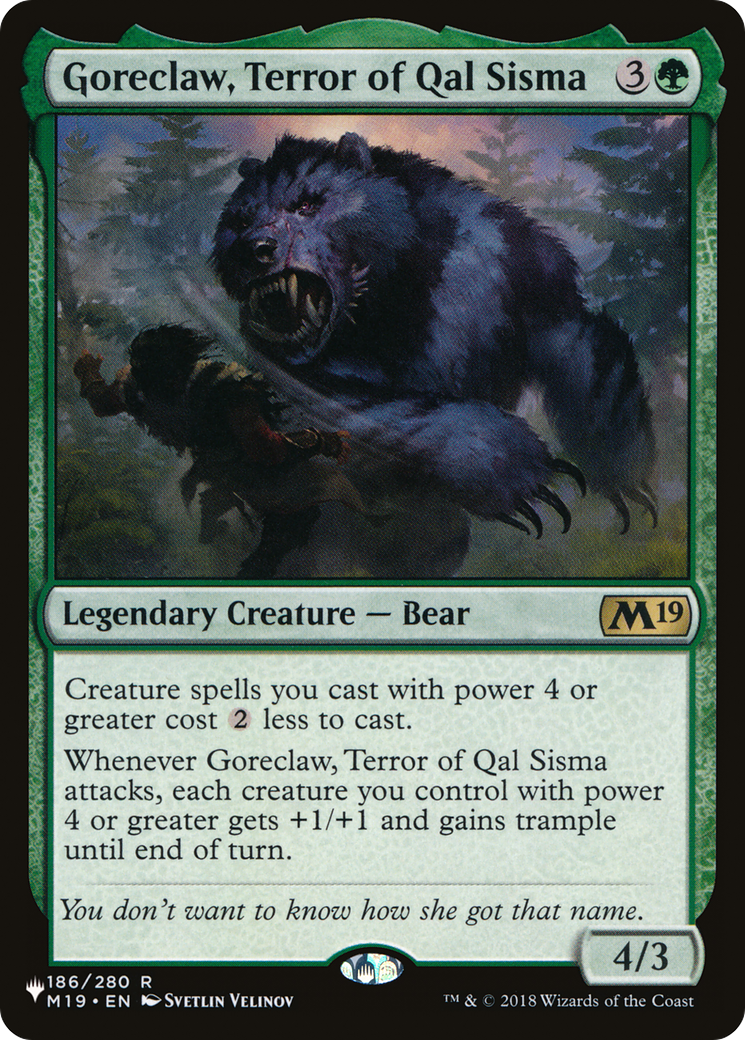 Goreclaw, Terror of Qal Sisma [The List] | Jack's On Queen