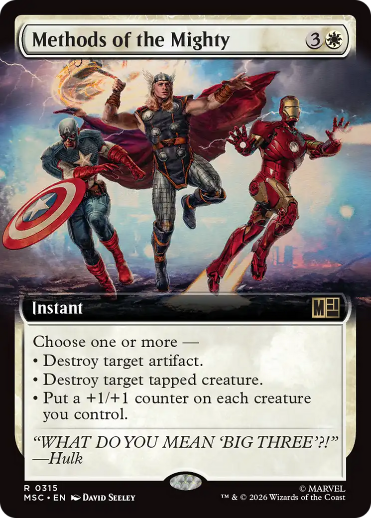 Methods of the Mighty (Extended Art) [Marvel Super Heroes Commander] | Jack's On Queen