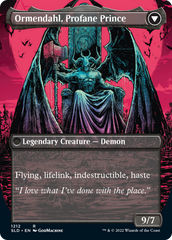 Westvale Abbey // Ormendahl, Profane Prince (Display Commander) (Borderless) [Secret Lair: From Cute to Brute] | Jack's On Queen