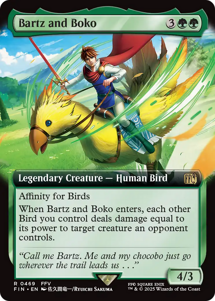 Bartz and Boko (Extended Art) [FINAL FANTASY] | Jack's On Queen