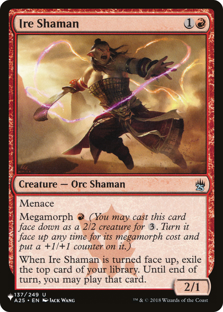 Ire Shaman [The List Reprints] | Jack's On Queen