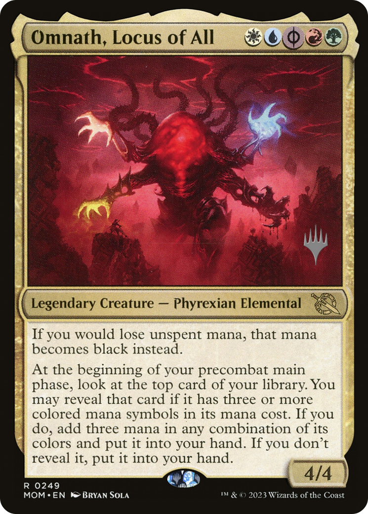 Omnath, Locus of All (Promo Pack) [March of the Machine Promos] | Jack's On Queen