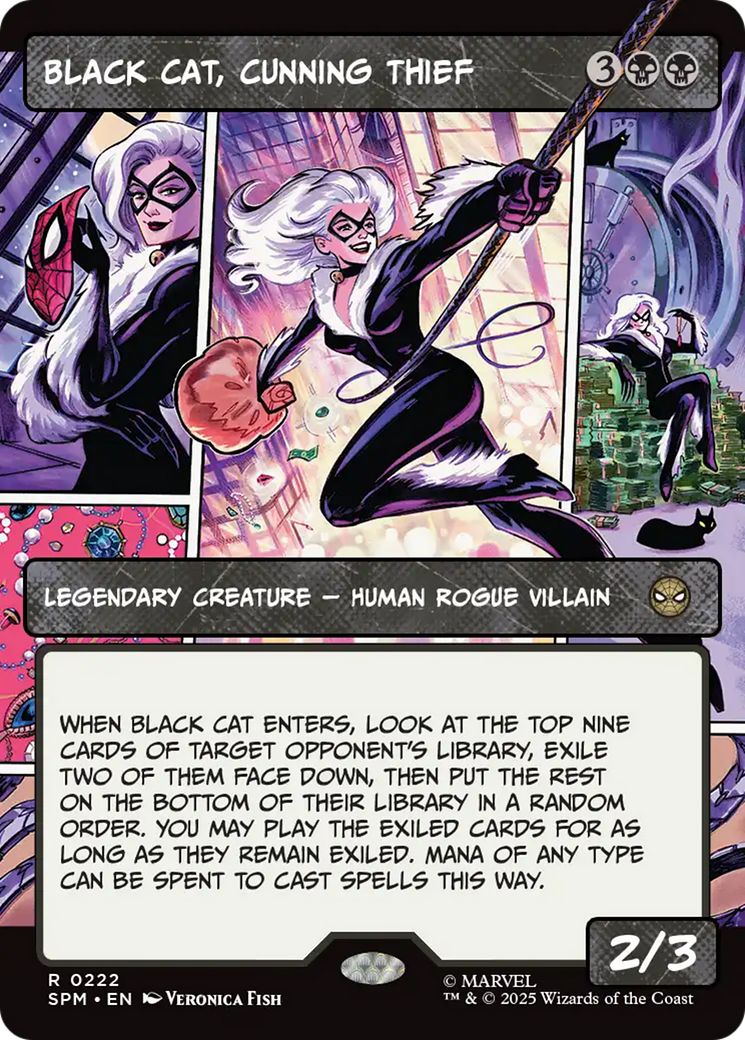Black Cat, Cunning Thief (Borderless) [Marvel's Spider-Man] | Jack's On Queen