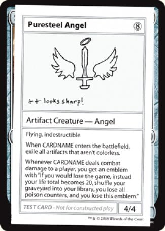 Puresteel Angel (2021 Edition) [Mystery Booster Playtest Cards] | Jack's On Queen