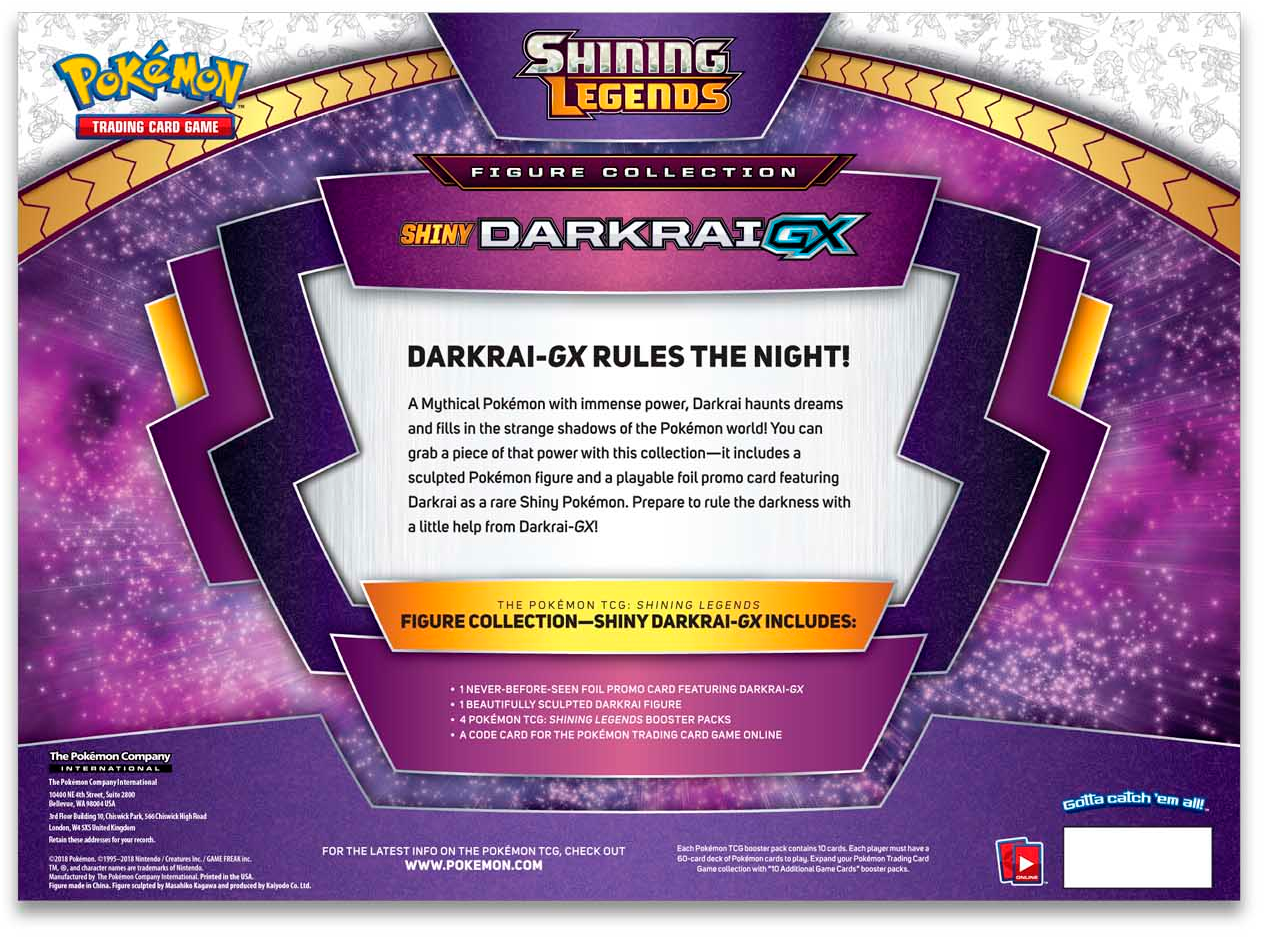 Shining Legends - Figure Collection (Shiny Darkrai GX) | Jack's On Queen