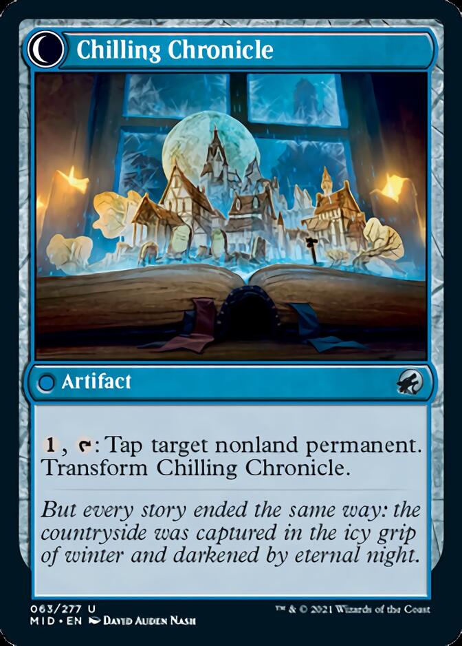 Mysterious Tome // Chilling Chronicle [Innistrad: Midnight Hunt] | Jack's On Queen