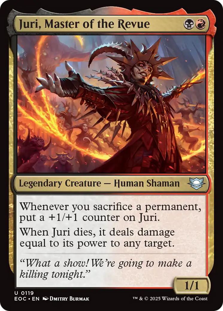 Juri, Master of the Revue [Edge of Eternities Commander] | Jack's On Queen