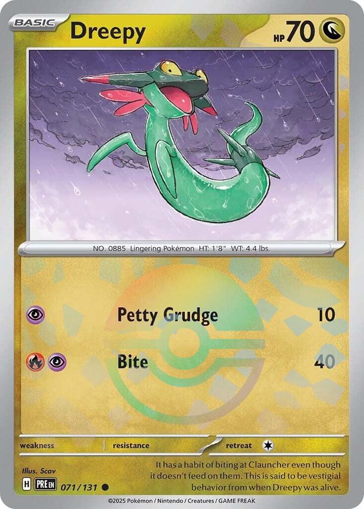 Dreepy (071/131) (Poke Ball Pattern) [Scarlet & Violet: Prismatic Evolutions] | Jack's On Queen