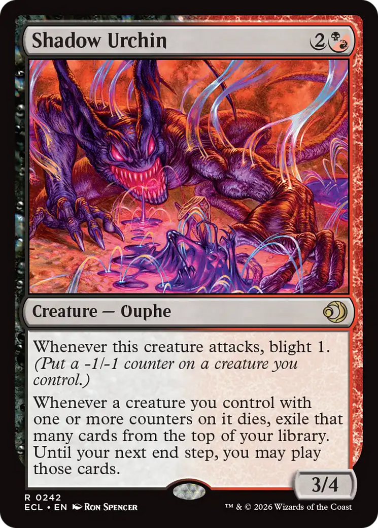Shadow Urchin [Lorwyn Eclipsed] | Jack's On Queen