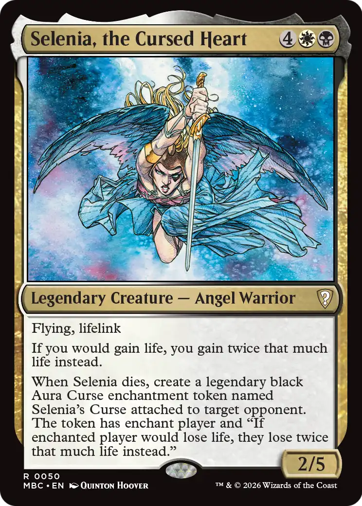 Selenia, the Cursed Heart [Mystery Booster: Commander Edition] | Jack's On Queen