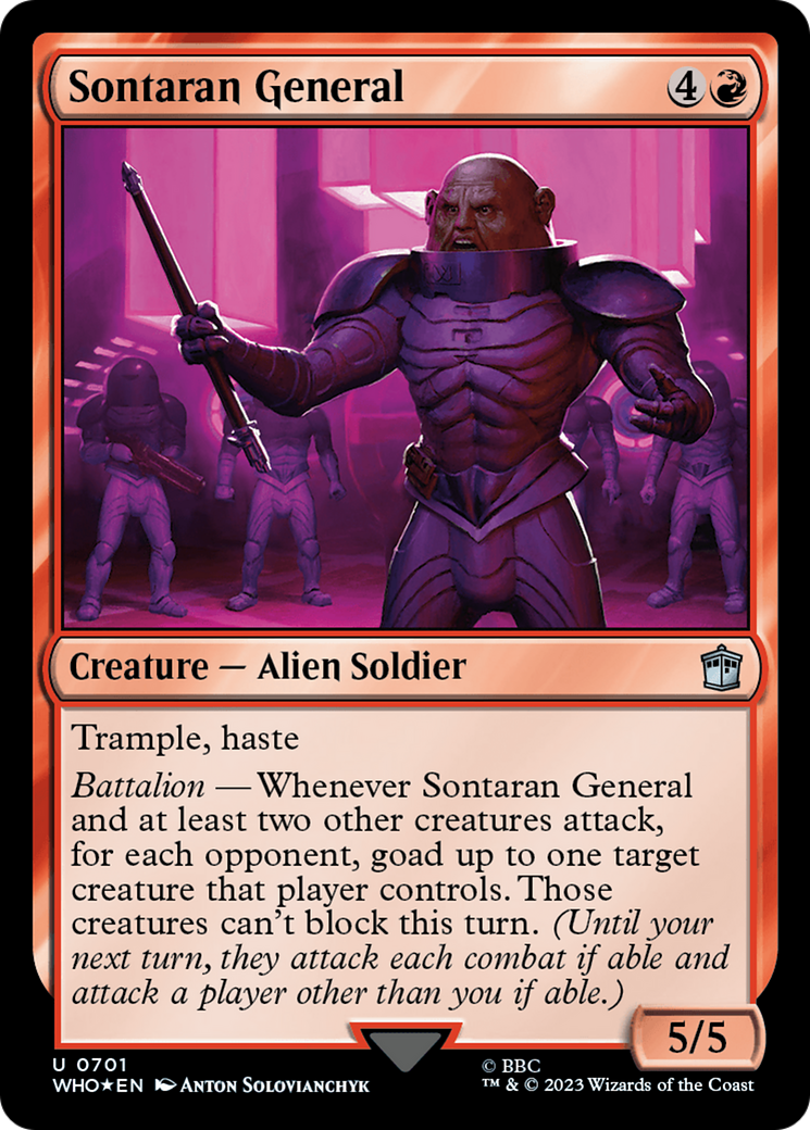 Sontaran General (Surge Foil) [Doctor Who] | Jack's On Queen