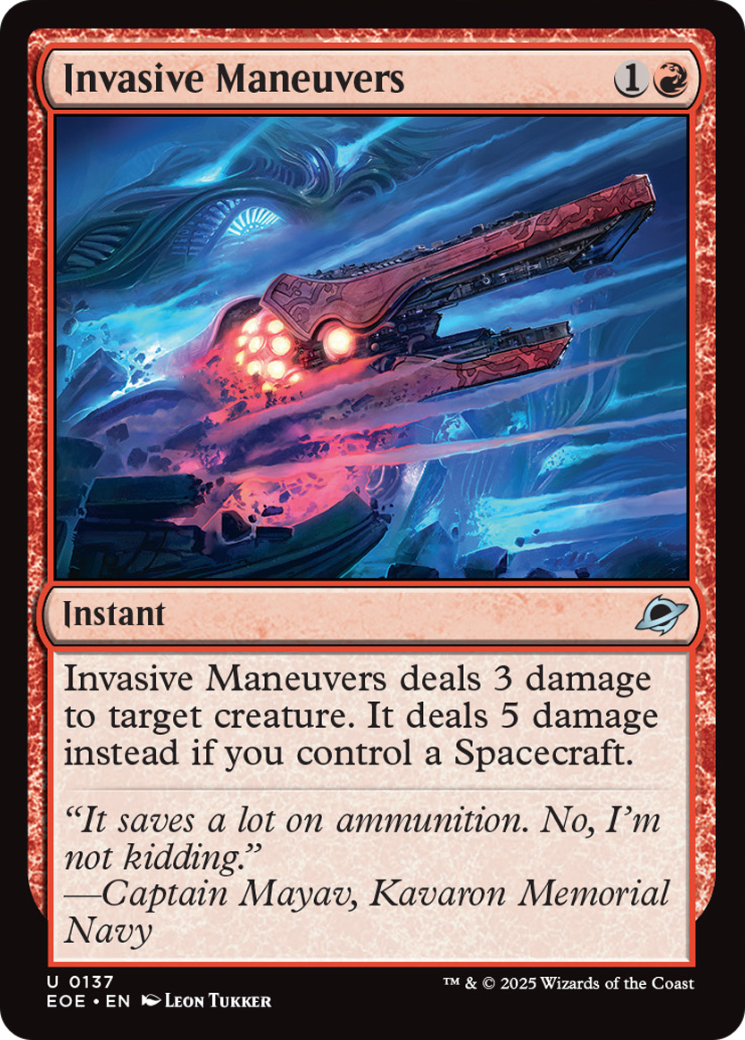 Invasive Maneuvers [Edge of Eternities] | Jack's On Queen