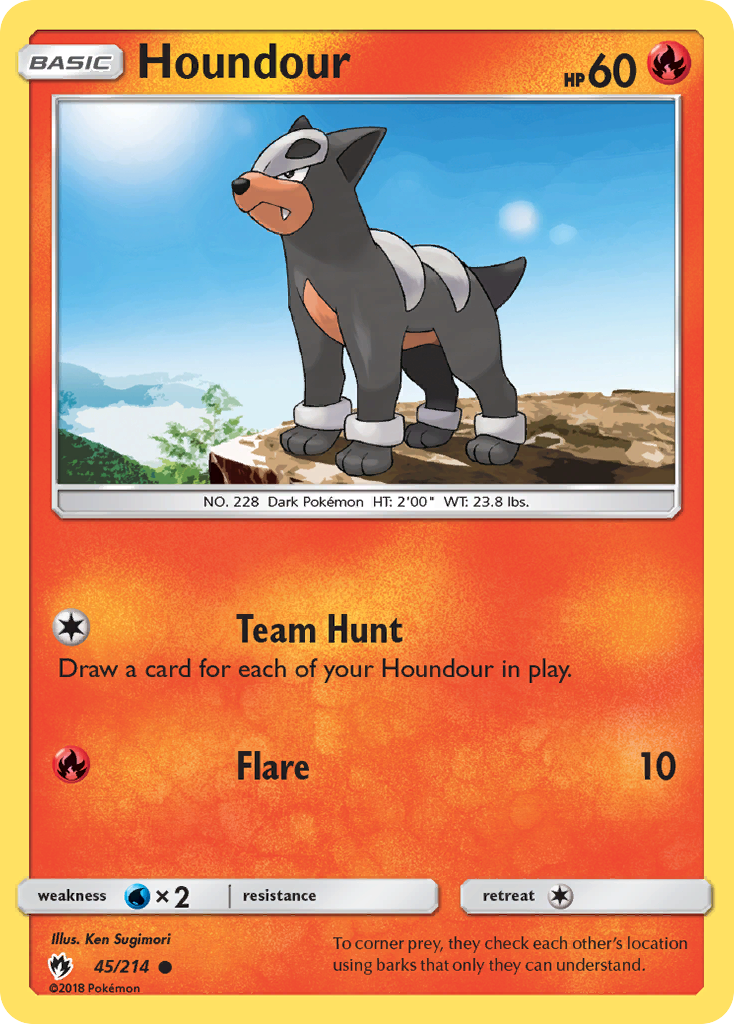 Houndour (45/214) [Sun & Moon: Lost Thunder] | Jack's On Queen
