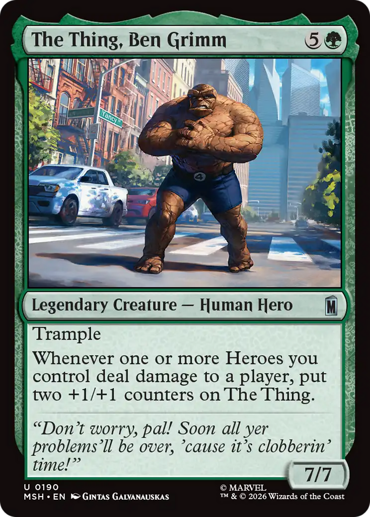 The Thing, Ben Grimm [Marvel Super Heroes] | Jack's On Queen