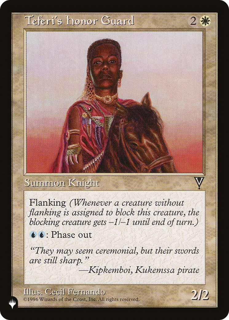 Teferi's Honor Guard [The List Reprints] | Jack's On Queen