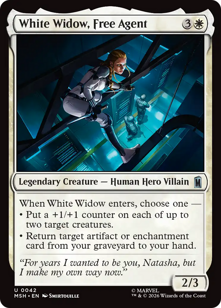 White Widow, Free Agent [Marvel Super Heroes] | Jack's On Queen