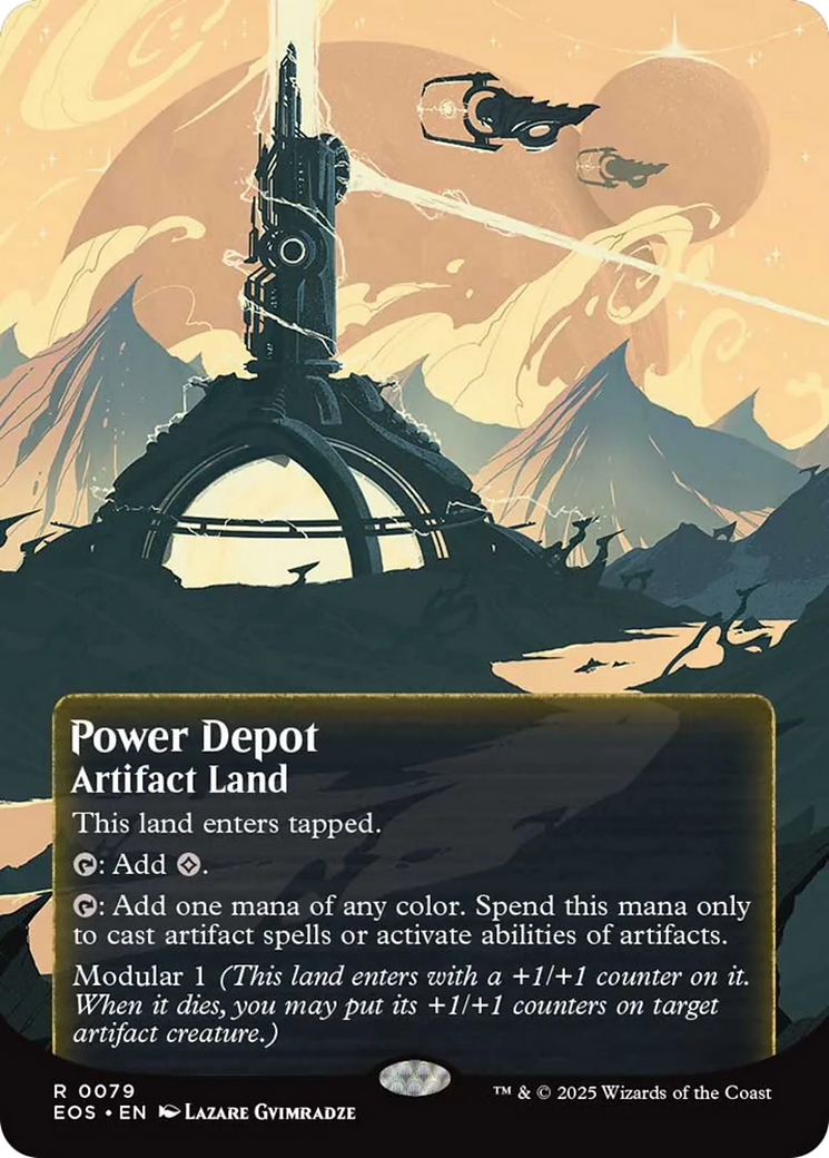 Power Depot (0079) (Borderless) [Edge of Eternities: Stellar Sights] | Jack's On Queen