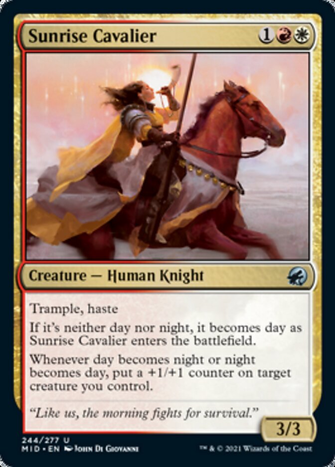 Sunrise Cavalier [Innistrad: Midnight Hunt] | Jack's On Queen