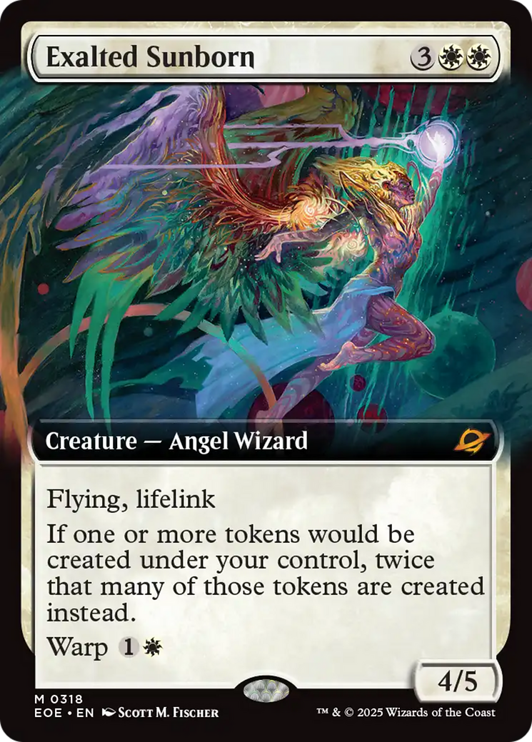 Exalted Sunborn (Extended Art) [Edge of Eternities] | Jack's On Queen