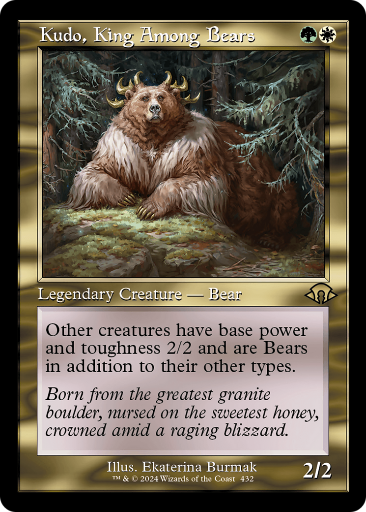 Kudo, King Among Bears (Retro) [Modern Horizons 3] | Jack's On Queen