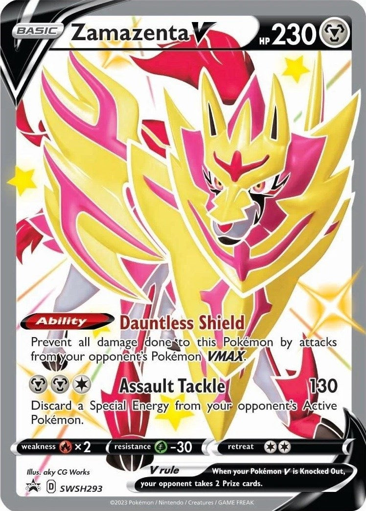 Zamazenta V (SWSH293) [Sword & Shield: Black Star Promos] | Jack's On Queen