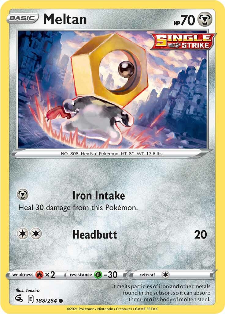 Meltan (188/264) [Sword & Shield: Fusion Strike] | Jack's On Queen