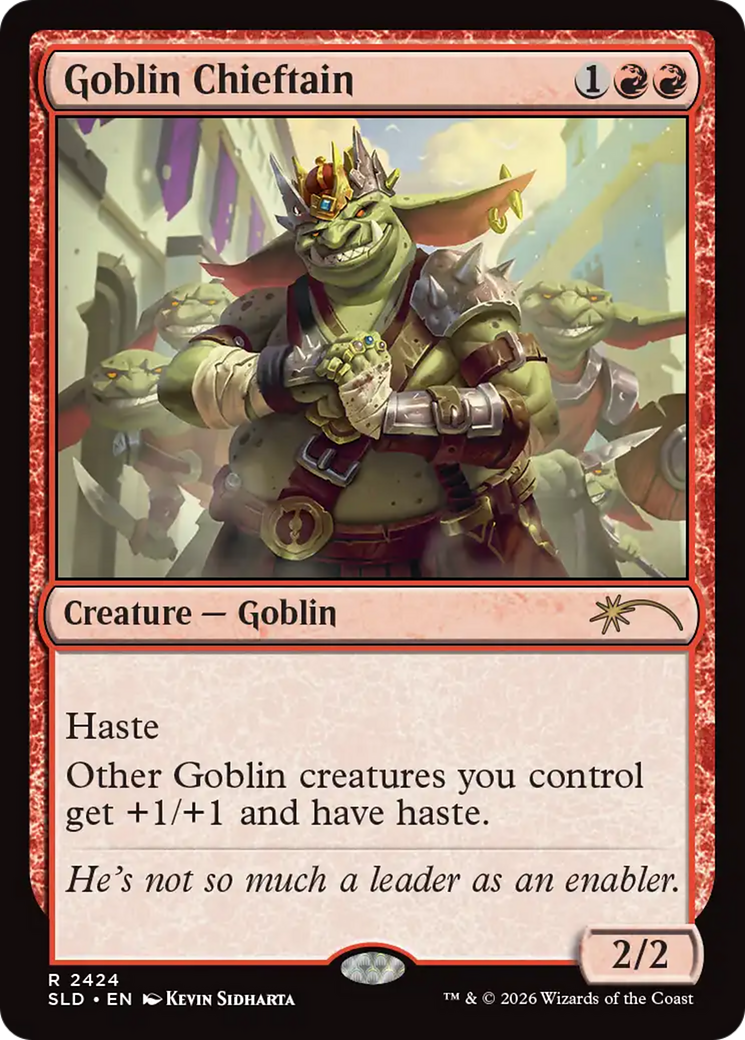 Goblin Chieftain (2424) [Secret Lair Drop Series] | Jack's On Queen
